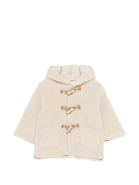  Il Gufo Hooded Toggle Jacket - Neutrals 