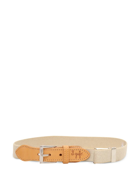  Il Gufo Leather-buckle Belt - Neutrals 