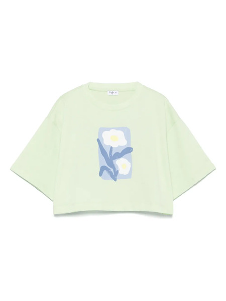  Il Gufo Logo-patch T-shirt - Green 