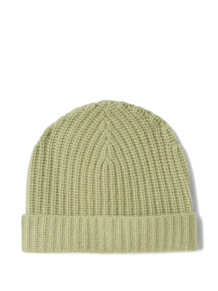  Il Gufo Ribbed Beanie - Green 