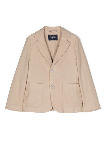  Il Gufo Single-breasted Blazer - Neutrals 