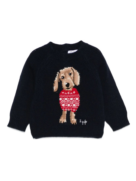  Il Gufo Wool Sweater - Blue 