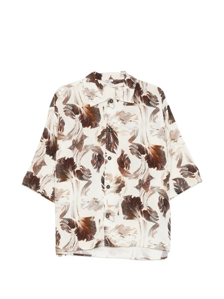  Imperial Floral-print Shirt - Neutrals 