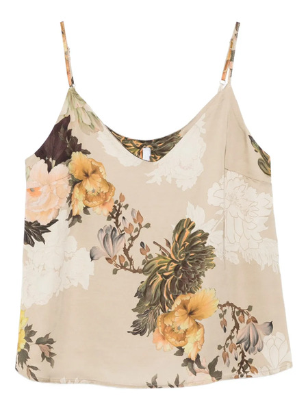  Imperial Floral-print Top - Neutrals 