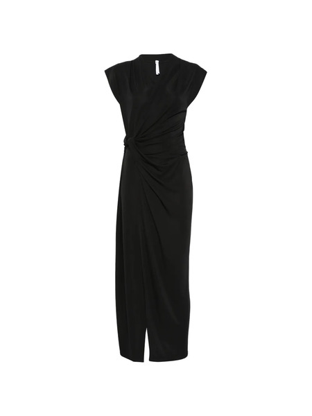  Imperial Knotted Midi Dress - Black 