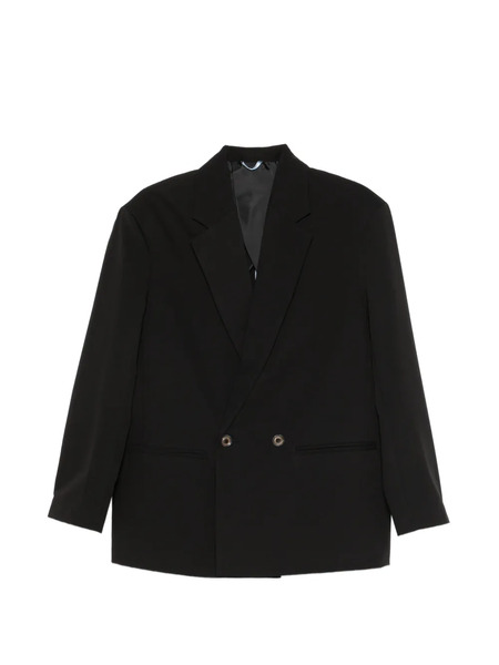  Imperial Notched-lapel Double-breasted Blazer - Black 