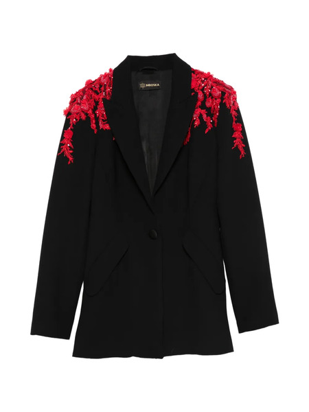  Imroska Shoulder-embellished Blazer - Black 