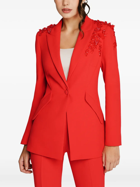  Imroska Ska 5 Embellished Blazer - Red 