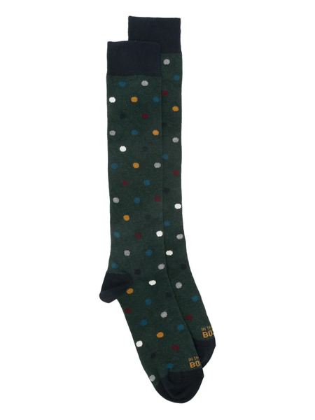  In The Box Pois Polka-dot Socks - Green 