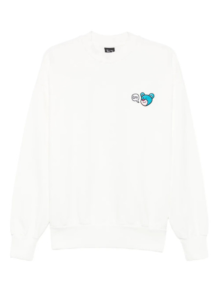  Inbetweeners Bear-embroidered Sweatshirt - Neutrals 