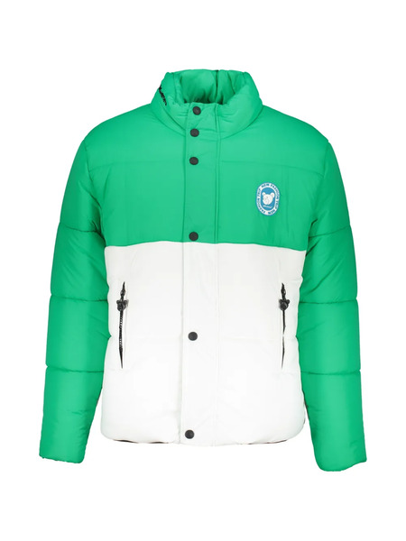  Inbetweeners Padded Button Jacket - Green 