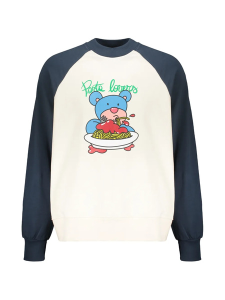  Inbetweeners Printed-design Crew-neck Sweatshirt - Neutrals 