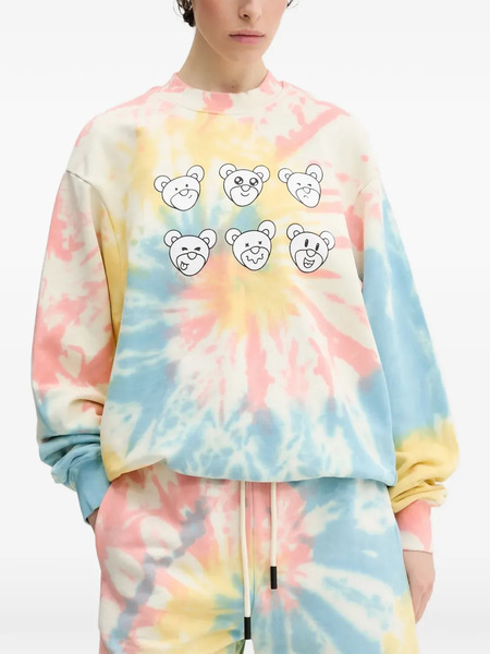  Inbetweeners Tie-dye Graphic Sweatshirt - Yellow 