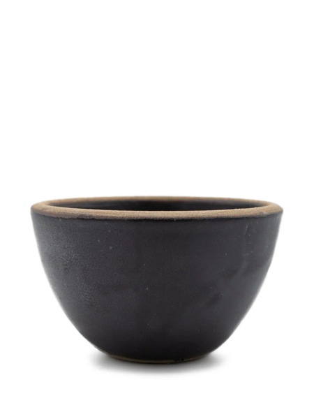  Incausa Stoneware Smudge Large Bowl (11 Cm) - Black 