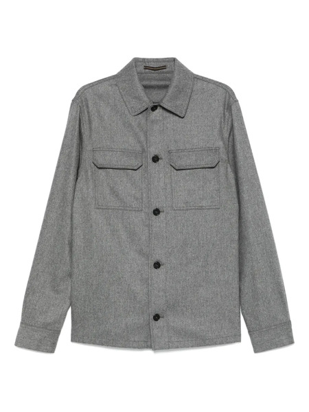  Incotex Button-down Pocket Shirt - Grey 