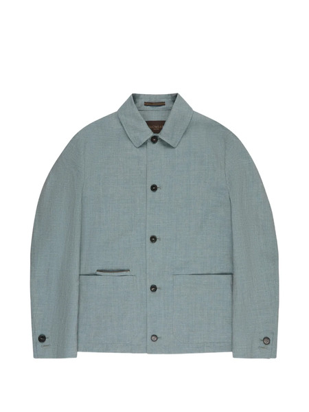  Incotex Buttoned Jacket - Blue 