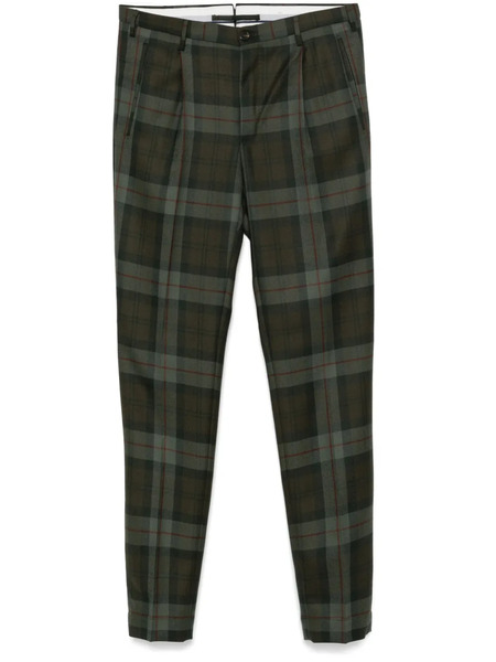  Incotex Checkered Trousers - Green 
