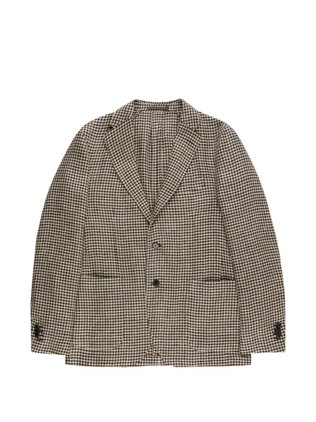  Incotex Houndstooth Blazer - Neutrals 