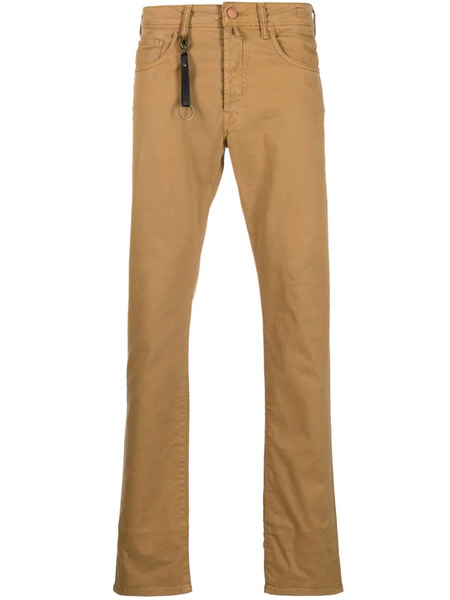 Incotex Low-rise Slim-fit Trousers - Brown 