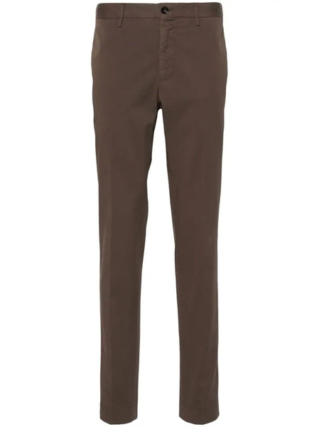  Incotex Mid-rise Chino Trousers - Brown 