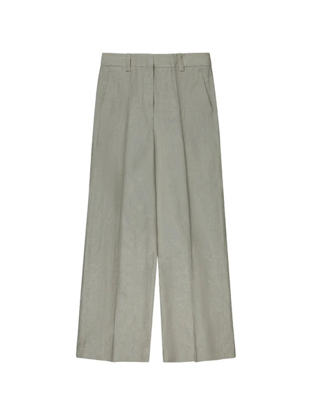  Incotex Regular-fit Linen Trousers - Green 