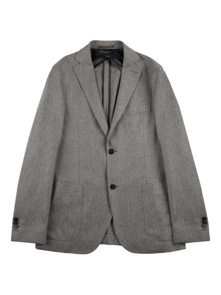  Incotex Single-breasted Flannel Jacket - Grey 