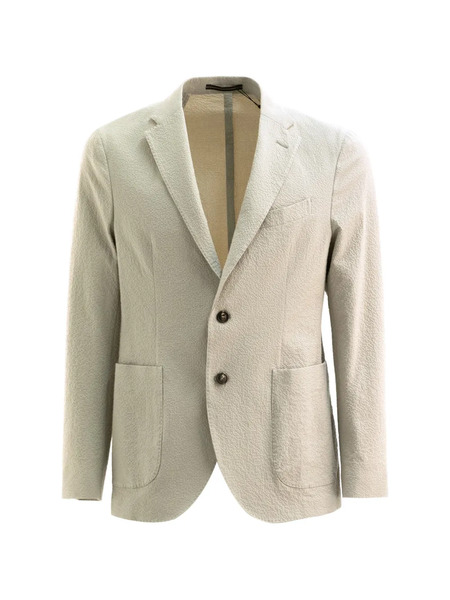  Incotex Textured Two-button Blazer - Neutrals 