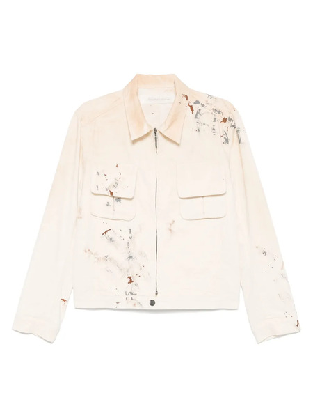  Individual Sentiments Paint-splatter Jacket - Neutrals 