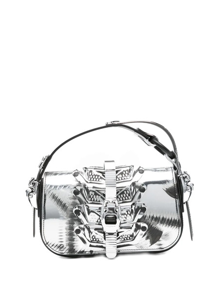  Innerraum Metallic-buckle Patterned Tote Bag - Silver 