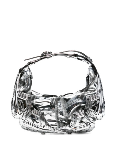  Innerraum Metallic-effect Top-zip Shoulder Bag - Silver 