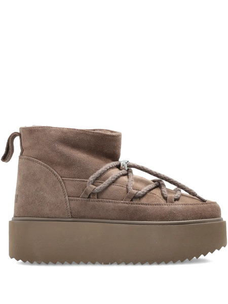  Inuikii Lace-up Platform Boots - Brown 