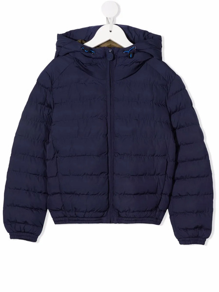  Invicta Kids Padded Hooded Jacket - Blue 