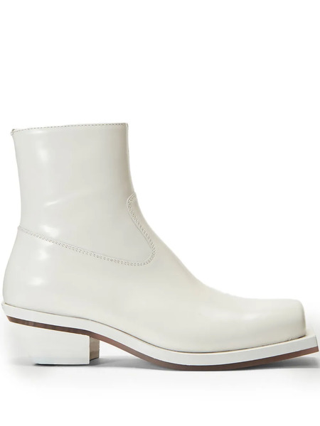  Ion 60mm Square-toe Zip Boots - White 