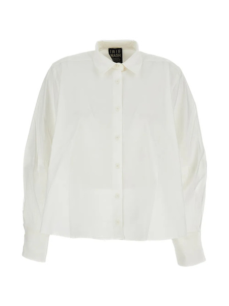  Irie' Long-sleeve Buttoned Shirt - White 