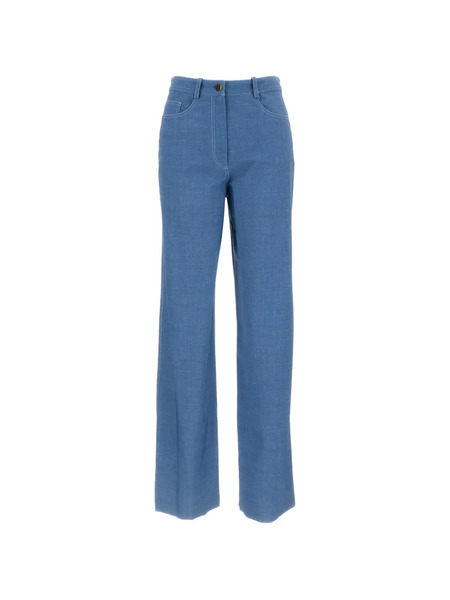  Irie' Topstitching Trousers - Blue 