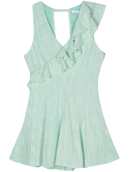  Iro Adely Cotton Mini Dress - Green 