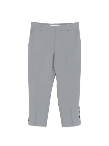  Iro Aqua Button-embellished Trousers - Grey 