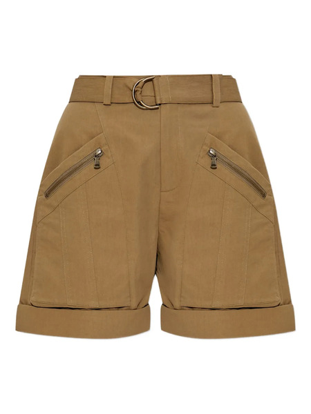  Iro Belted Shorts - Brown 