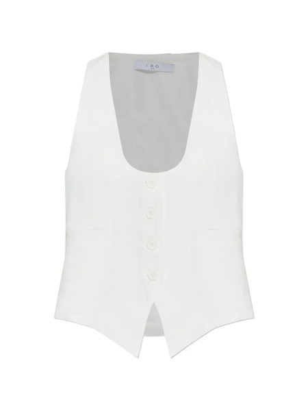  Iro Cala Buttoned Vest - White 
