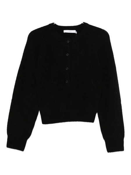  Iro Crew-neck Cardigan - Black 