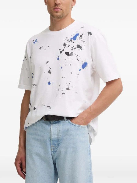  Iro Emilio Splatter-print T-shirt - White 