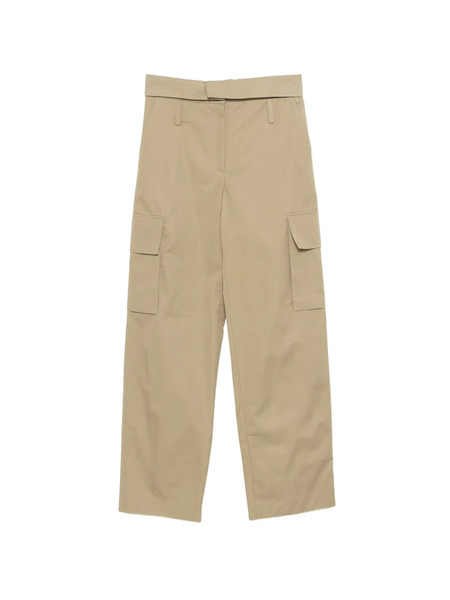 Iro Indra Belt Loop Pocket Trousers - Green 