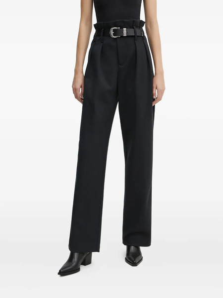  Iro Kotel Belt-loops Trousers - Black 