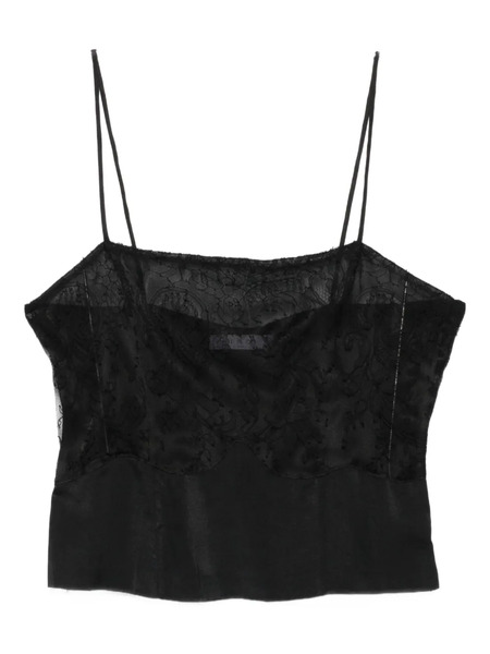  Iro Lace-panelled Top - Black 