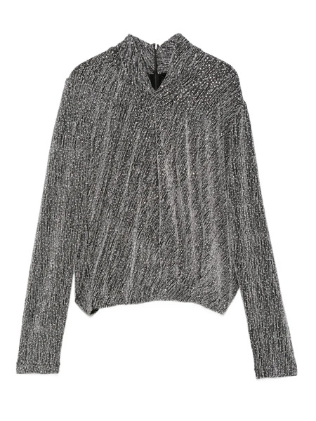  Iro Metallic Sweater - Grey 