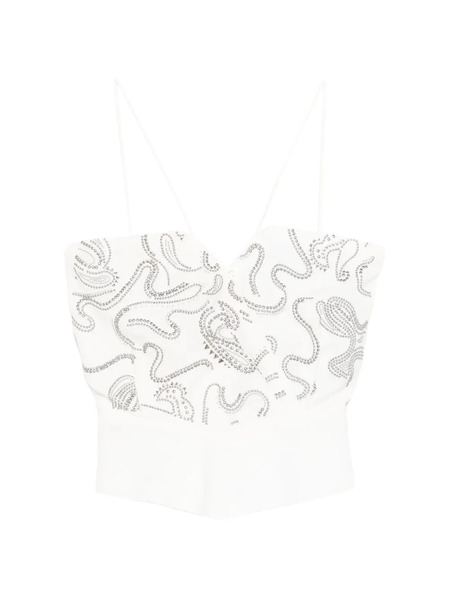  Iro Olympe Embellished Top - White 