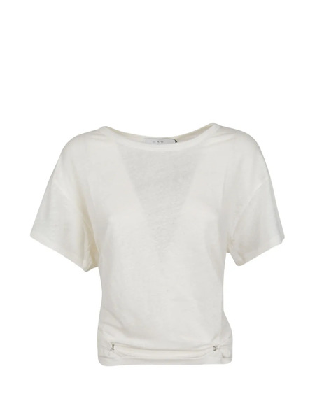  Iro Open-back T-shirt - White 