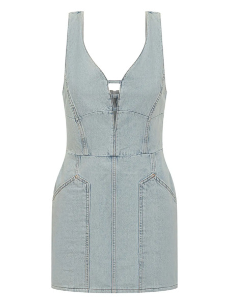  Iro Selena Mini Dress - Blue 