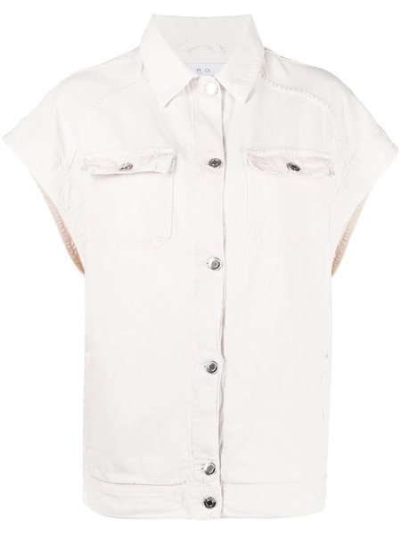  Iro Sena Short-sleeve Shirt - Neutrals 