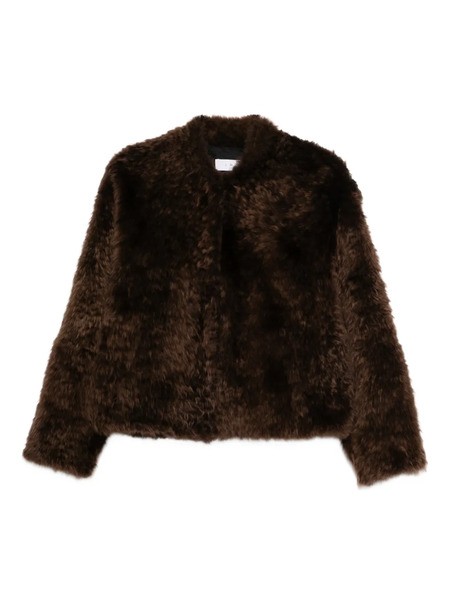  Iro Teddy Fur Jacket - Brown 